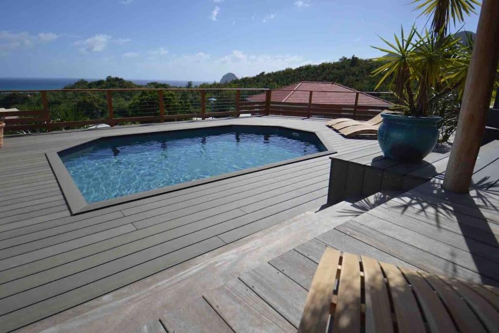 La Villa Coconut Vue A 180° Mer Rocher Du Diamant Le Diamant Exterior photo