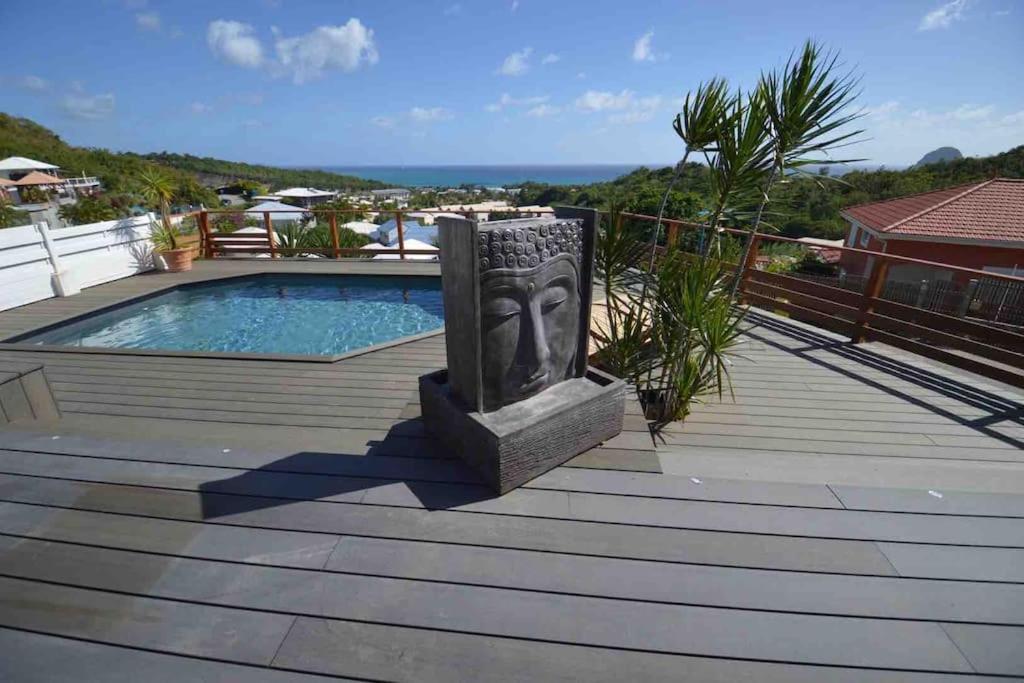 La Villa Coconut Vue A 180° Mer Rocher Du Diamant Le Diamant Exterior photo