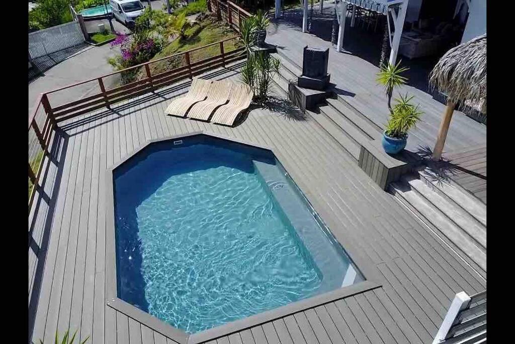 La Villa Coconut Vue A 180° Mer Rocher Du Diamant Le Diamant Exterior photo