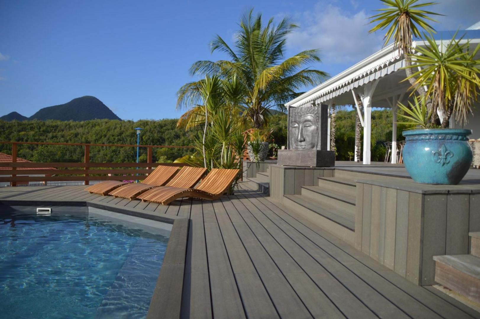 La Villa Coconut Vue A 180° Mer Rocher Du Diamant Le Diamant Exterior photo